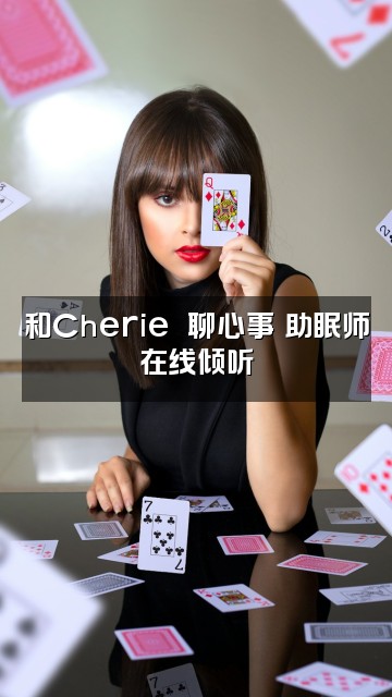 抖音Cherie☁️助眠师视频封面：和Cherie☁️聊心事✨助眠师在线倾听